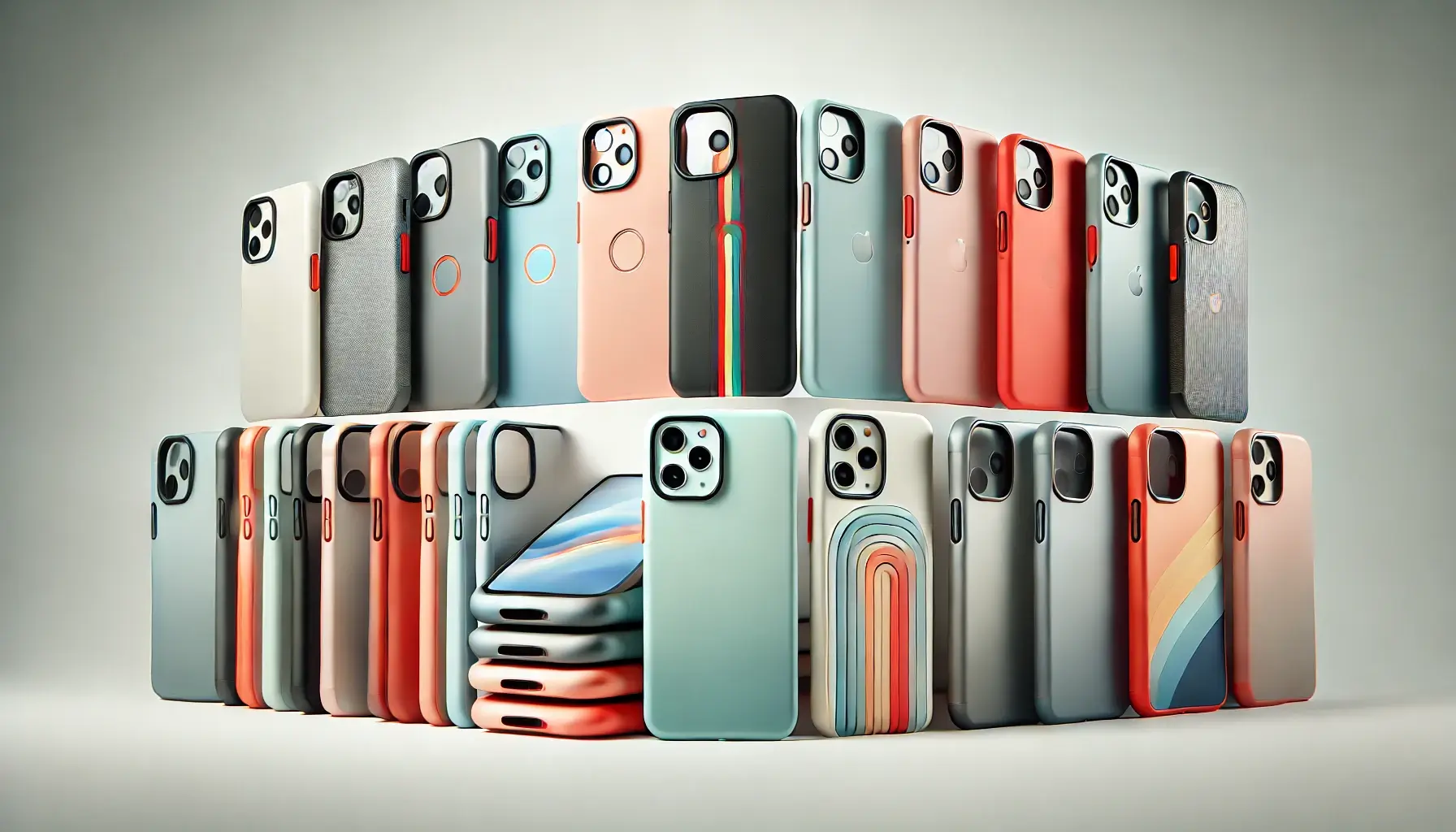 Capas de smartphones modernas e elegantes